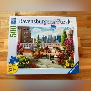 Ravensburger Jigsaw Puzzle 500 Piece Large Rooftop Garden No. 14 868 4 Complete